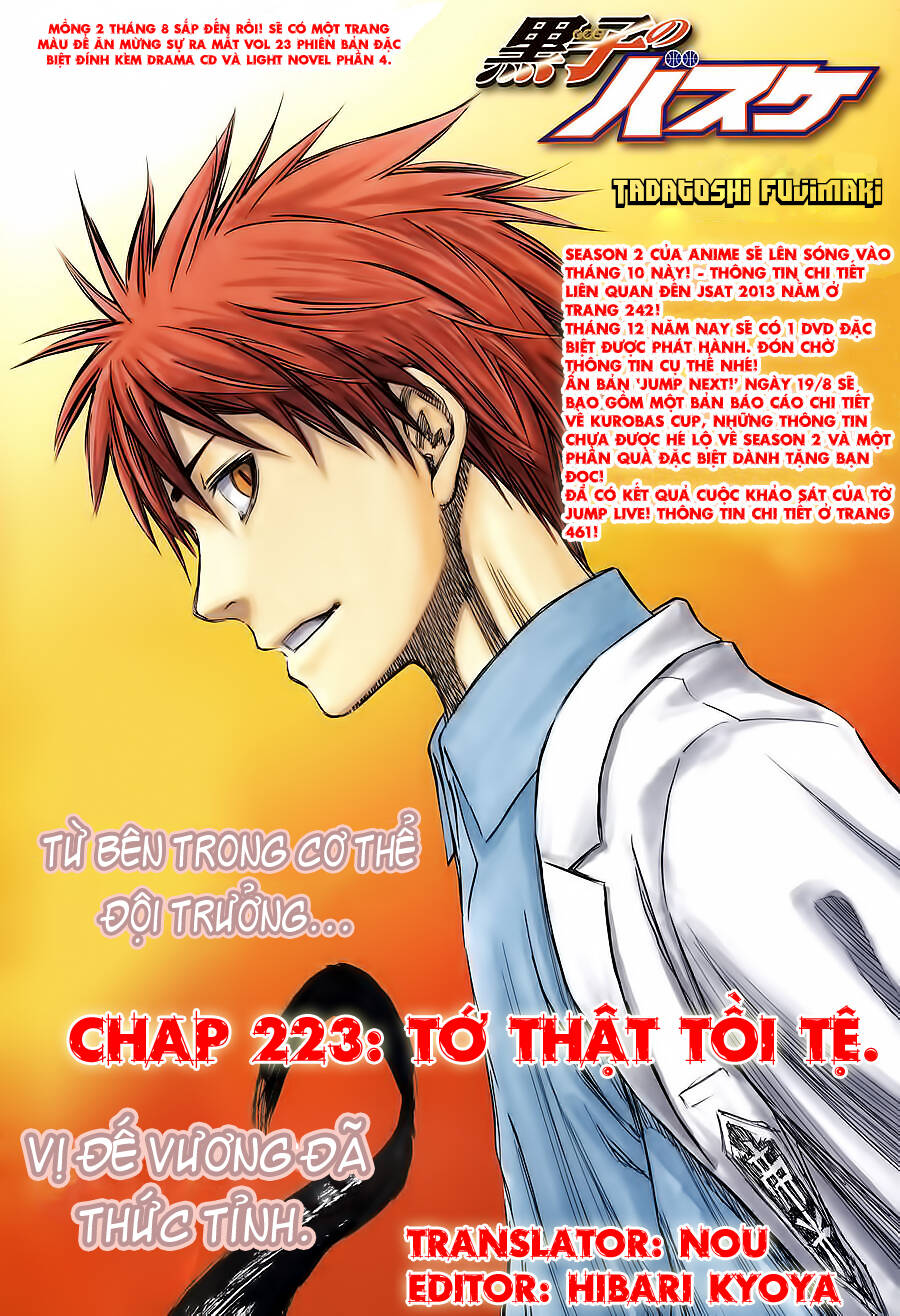 Vua Bóng Rổ Kuroko: Chapter 223