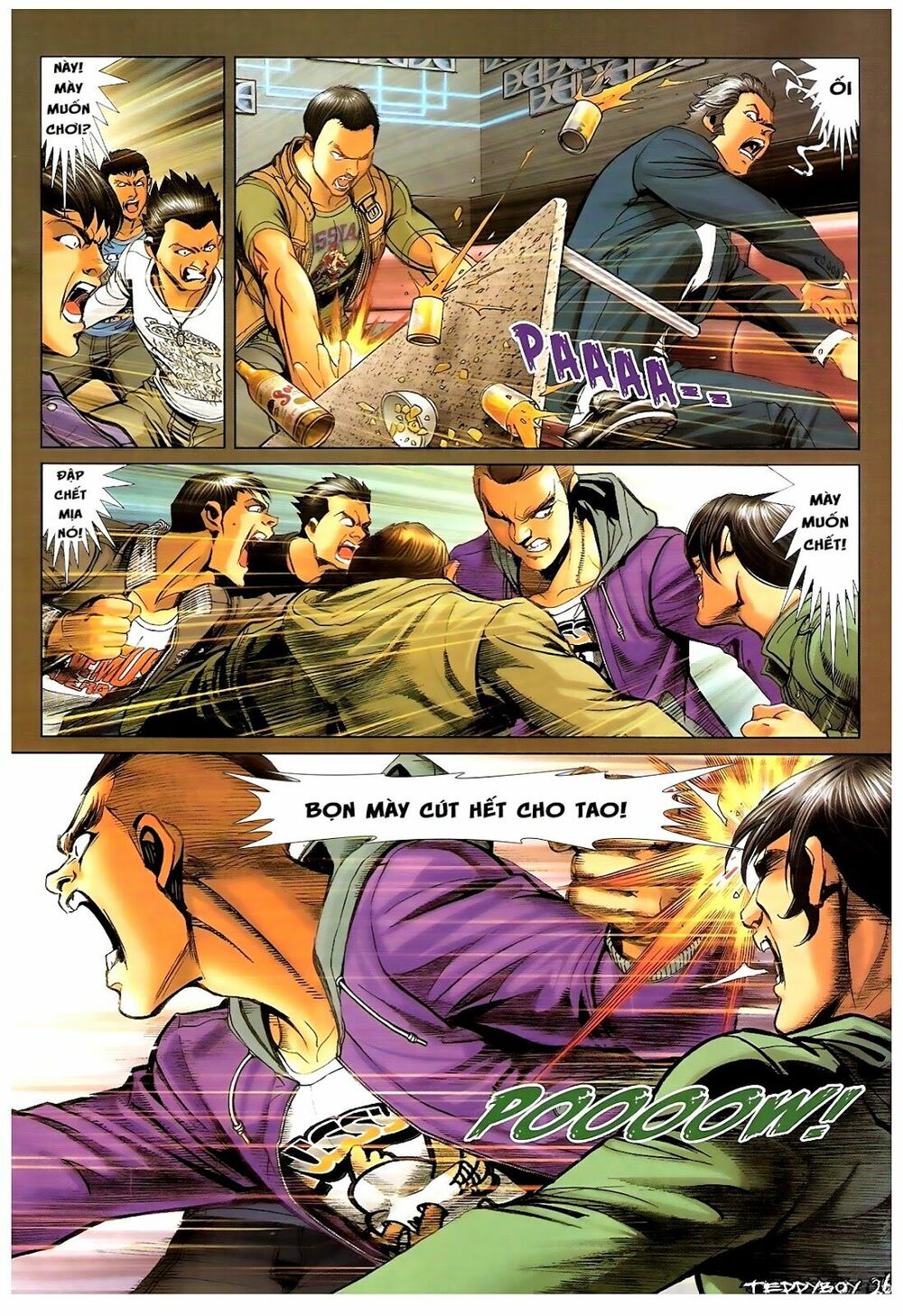 Người Trong Giang Hồ: Chapter 1379: Điền Bân vs Trụ Ca