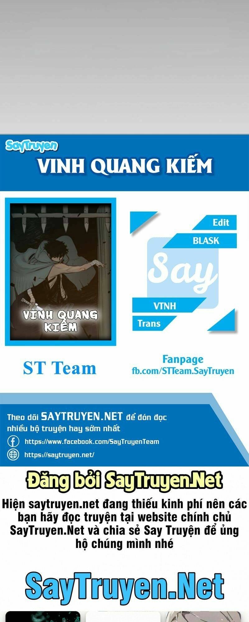 Vinh Quang Kiếm: Chapter 8