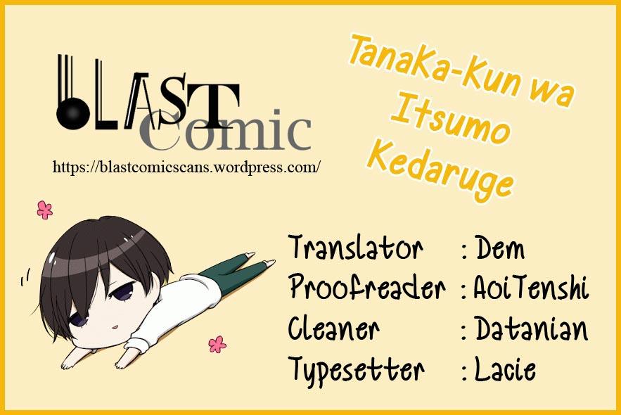 Tanaka-Kun Wa Itsumo Kedaruge: Chapter 41