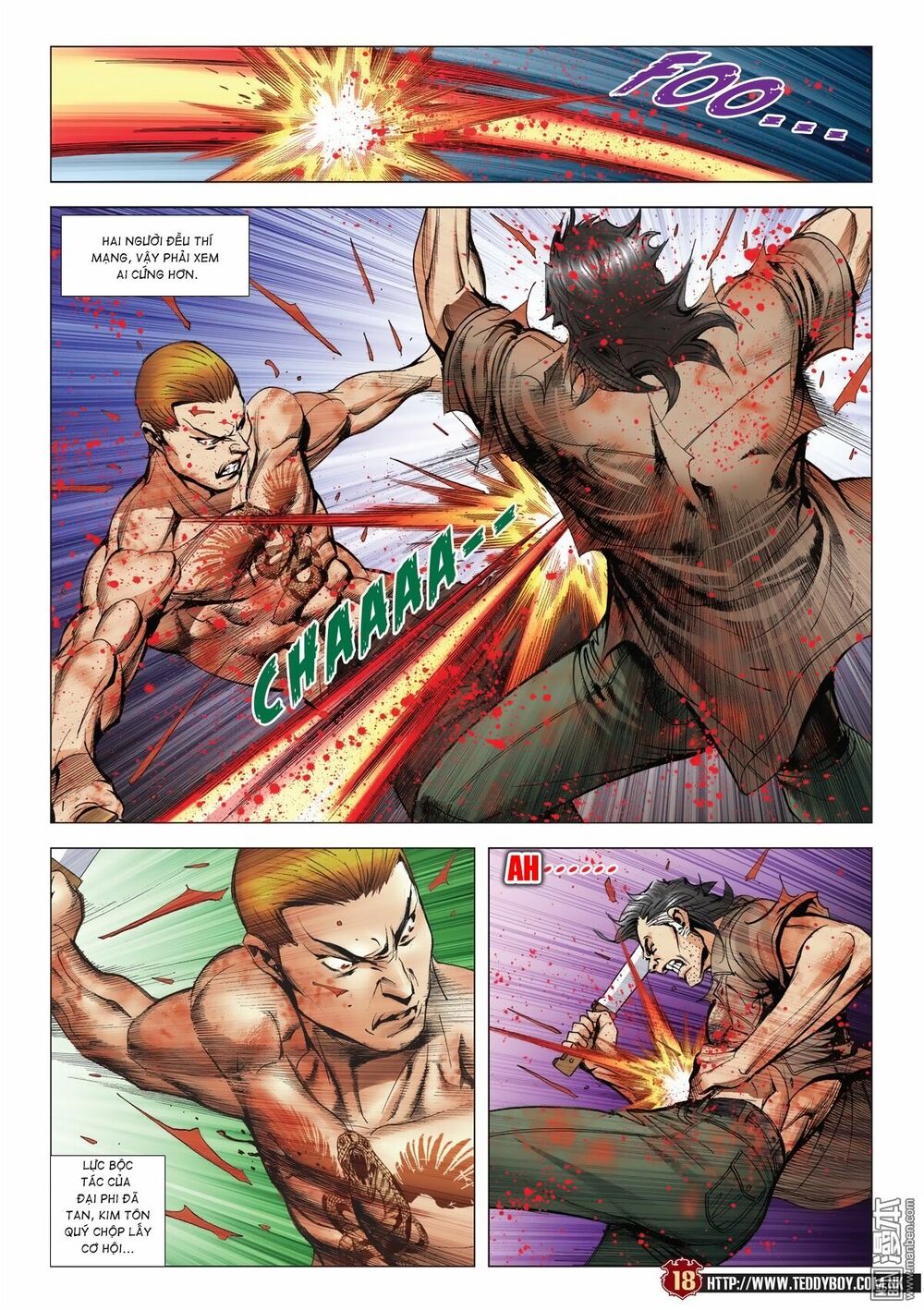 Người Trong Giang Hồ: Chapter 2034: Kim Tôn Quý vs Đại Phi 2