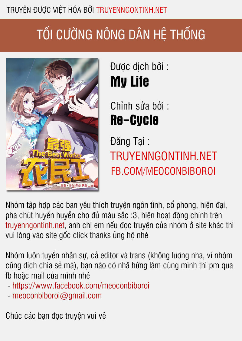 Tối Cường Nông Dân Hệ Thống: Chapter 21