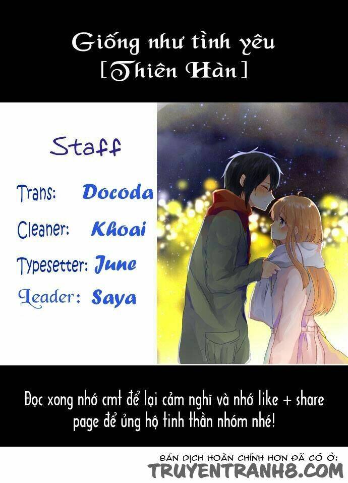 Giống Như Tình Yêu!: Chapter 12