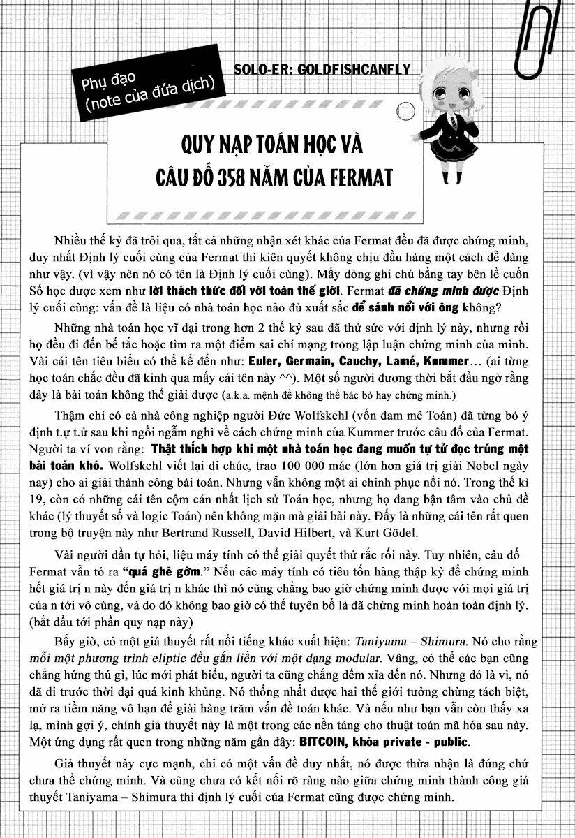 Mathematical Girls: Các Định Lý Bất Toàn Của Gödel: Chapter 3