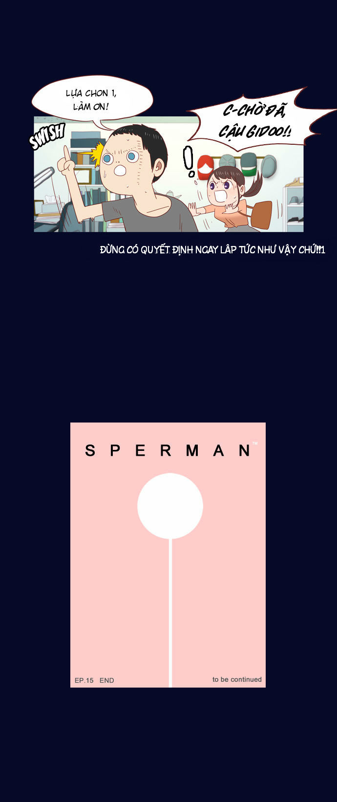 Sperman - Siêu Nhân Tinh Trùng: Chapter 15