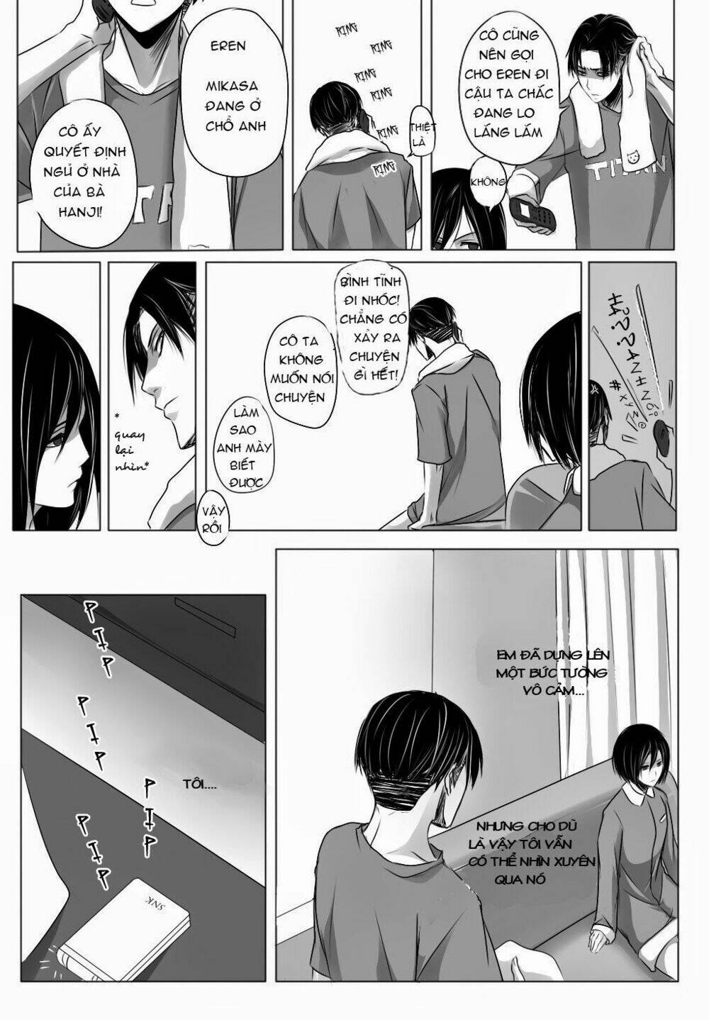 Đại Chiến Titan - Doujinshi Về Cuộc Tình Tay 4: Chapter 4