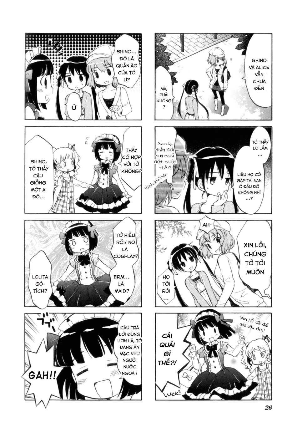 Kiniro Mosaic: Chapter 1