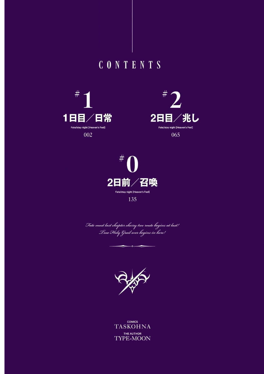 Fate/Stay Night Heaven's Feel: Chapter 1