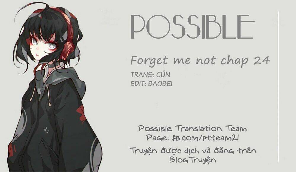 Forget Me Not: Chapter 24