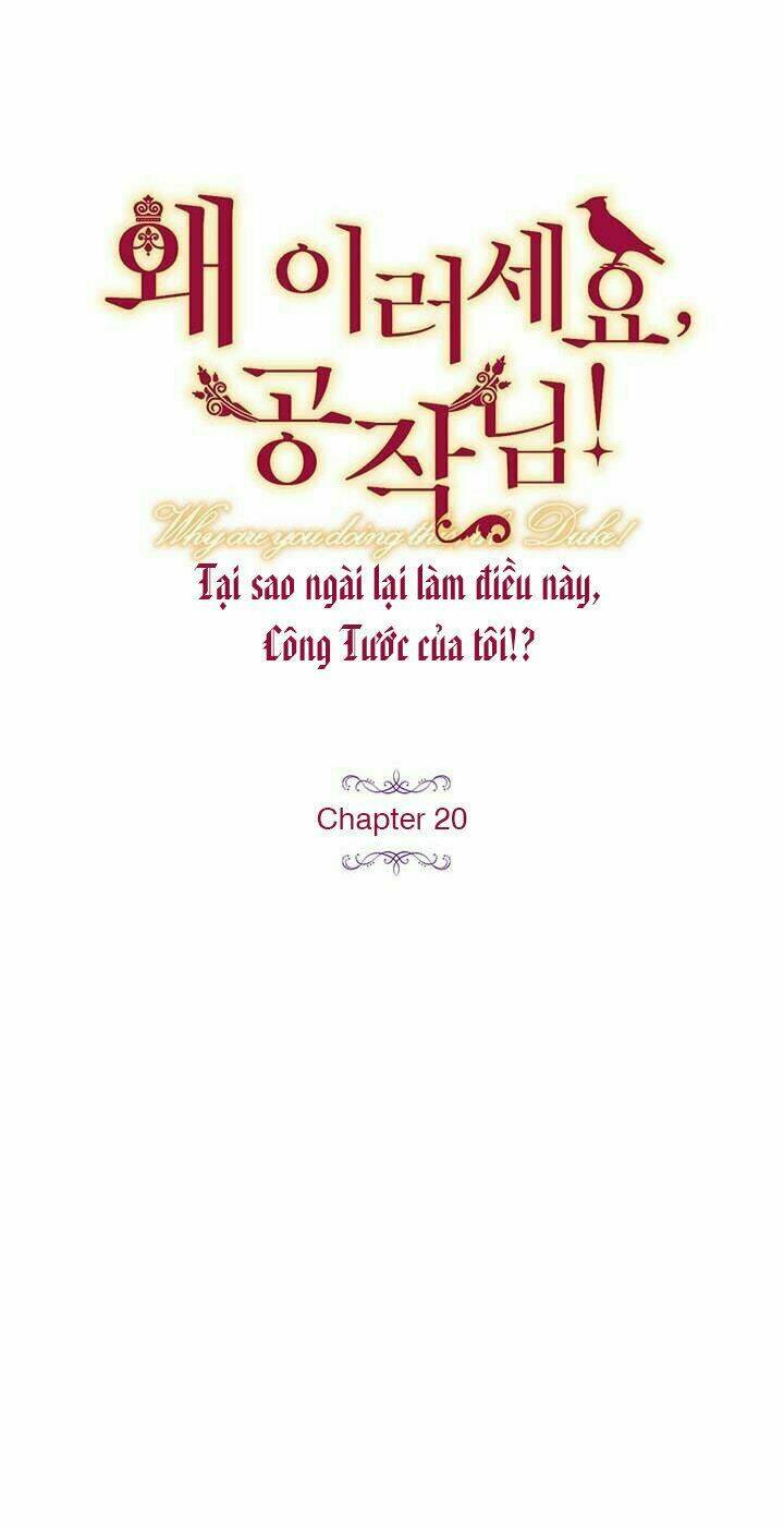 Công Tước, Loạn Vừa Thôi!: Chapter 20