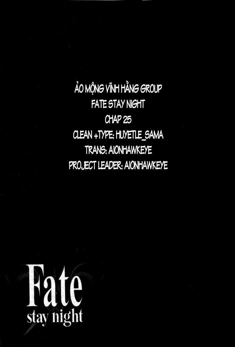 Fate Stay Night: Chapter 25