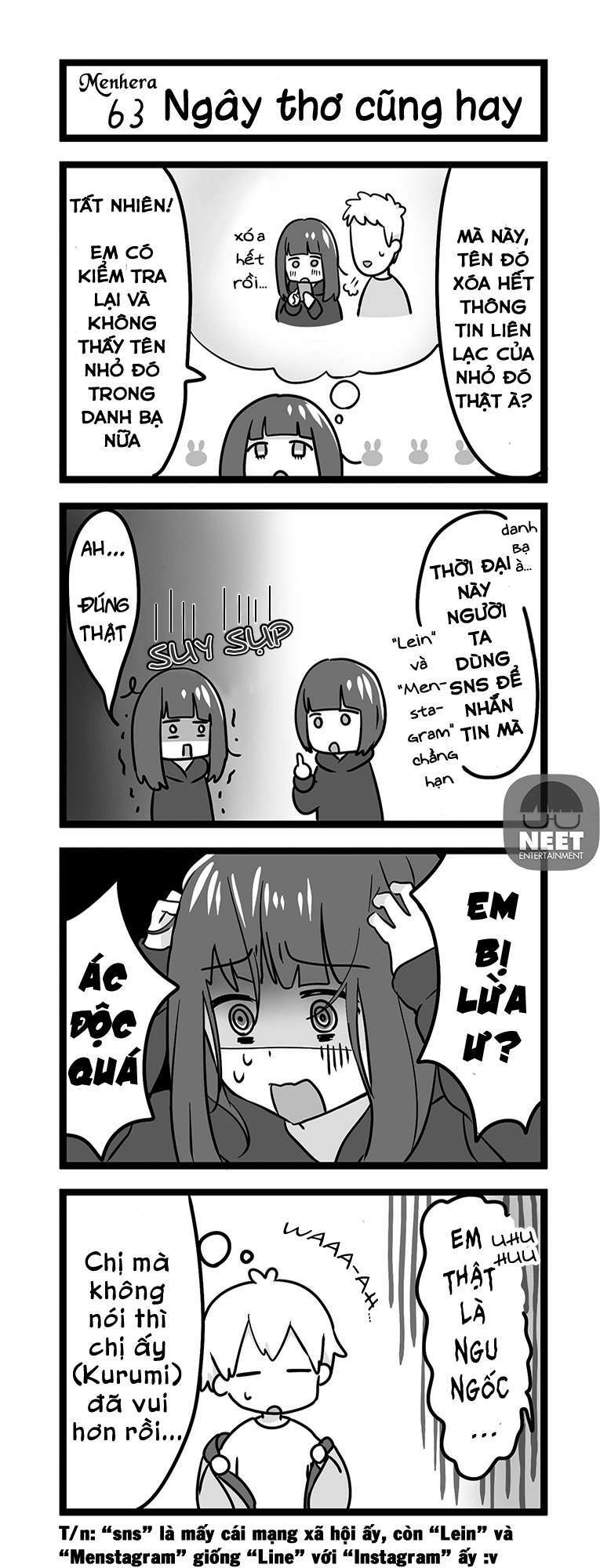 Menhera Shoujo Kurumi-Chan: Chapter 63