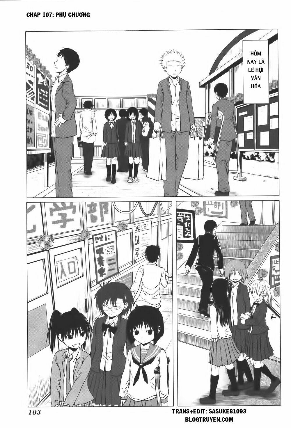 Danshi Koukousei No Nichijou: Chapter 107