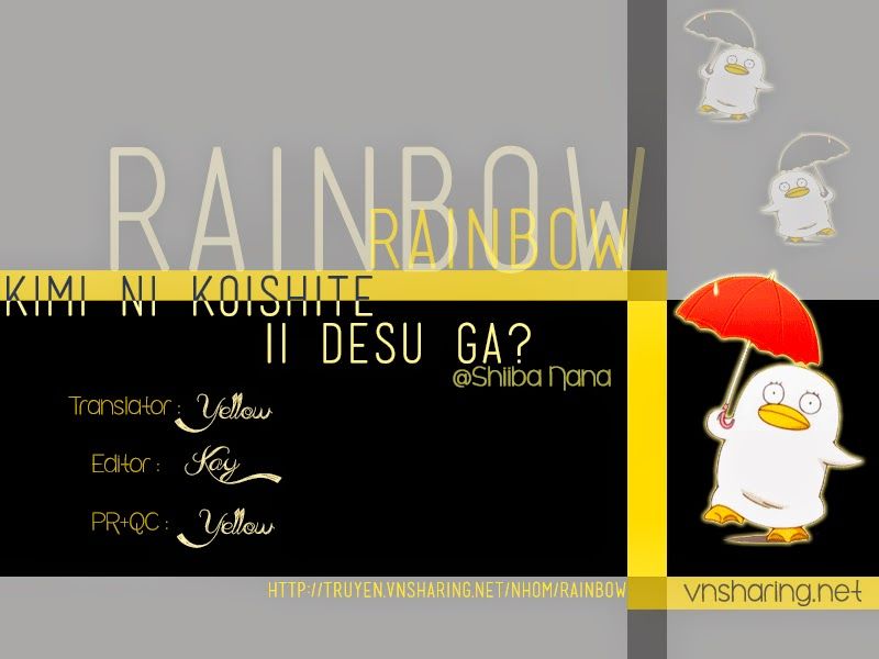 Kimi Ni Koishitei Desu Ka: Chapter 1