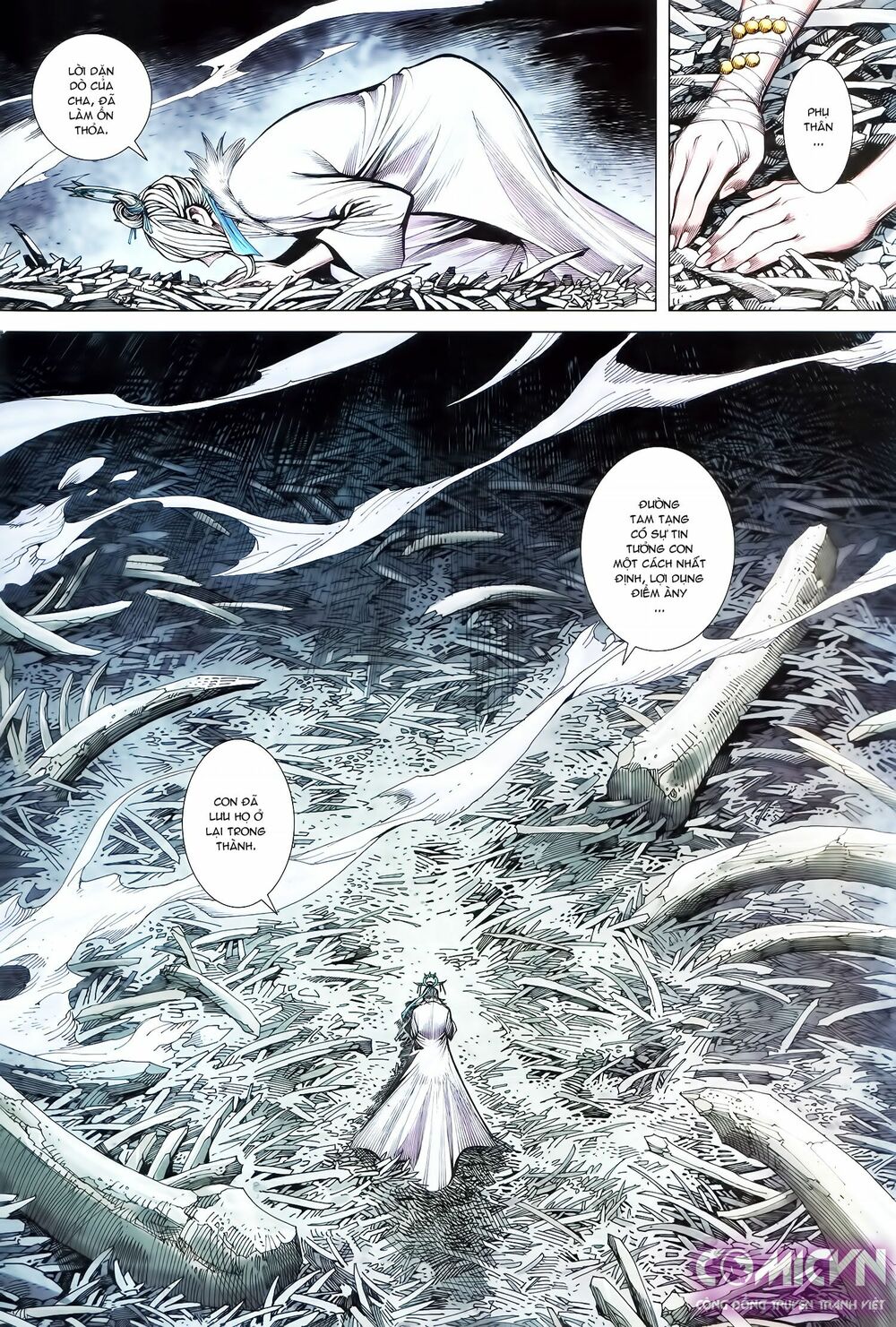 Tây Du: Chapter 117: Hoàng Tuyền Địa Hạ - Bạch Cốt Thành Tai