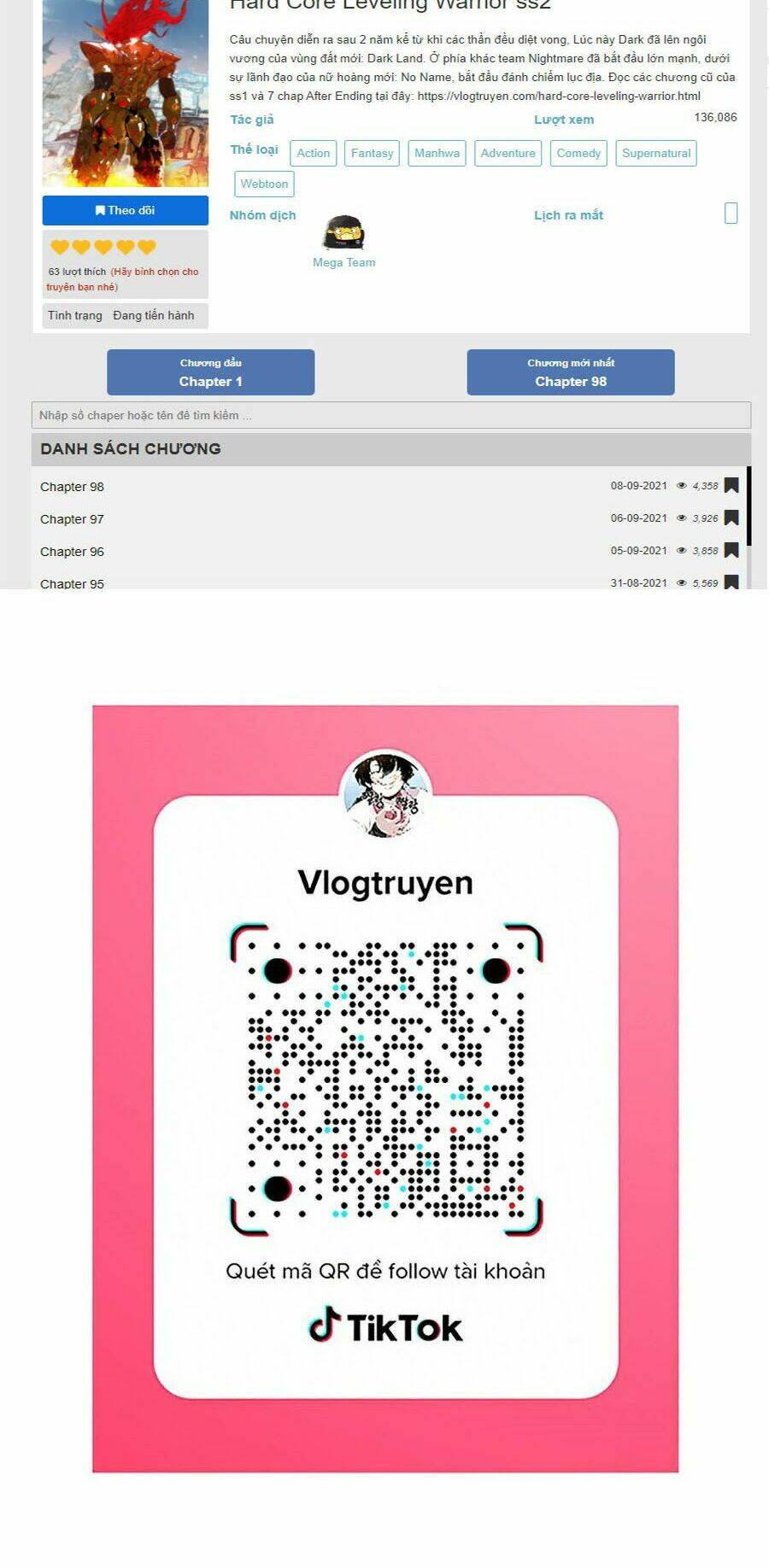 Hard Core Leveling Warrior Ss2: Chapter 101