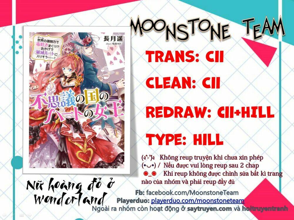 Nữ Hoàng Cơ Đỏ Ở Wonderland: Chapter 1.2
