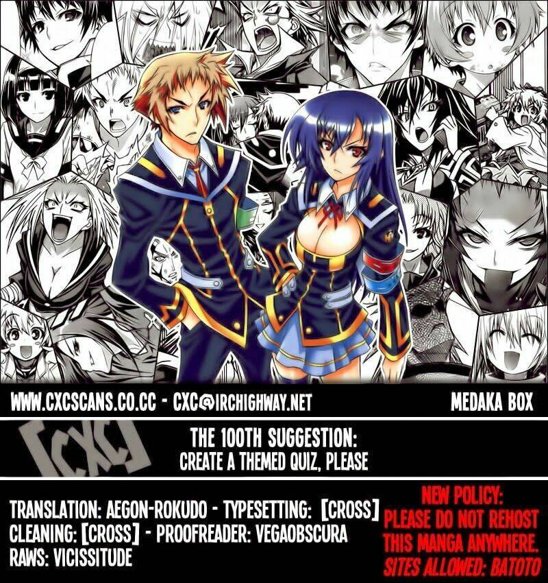 Medaka Box: Chapter 100