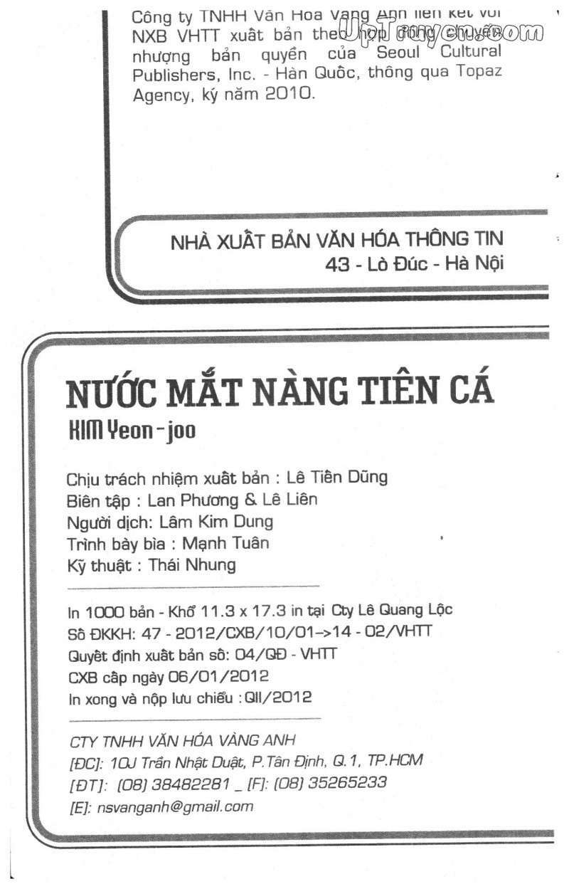 Nước Mắt Nàng Tiên Cá: Chapter 6