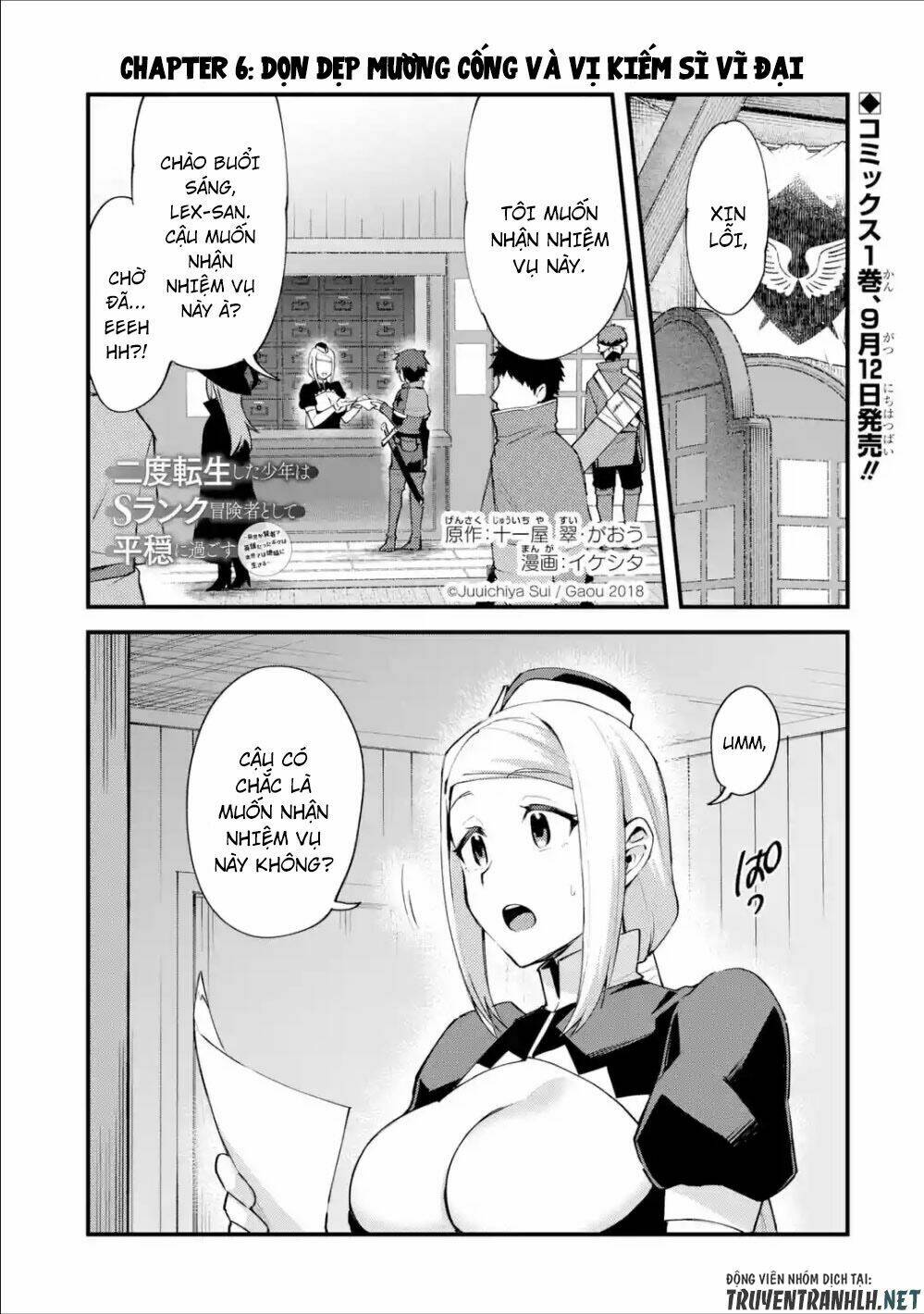 Nido Tensei Shita Shounen Wa S Rank Boukensha Toshite Heion Ni Sugosu-Zense Ga Kenja De Eiyuu Datta: Chapter 6