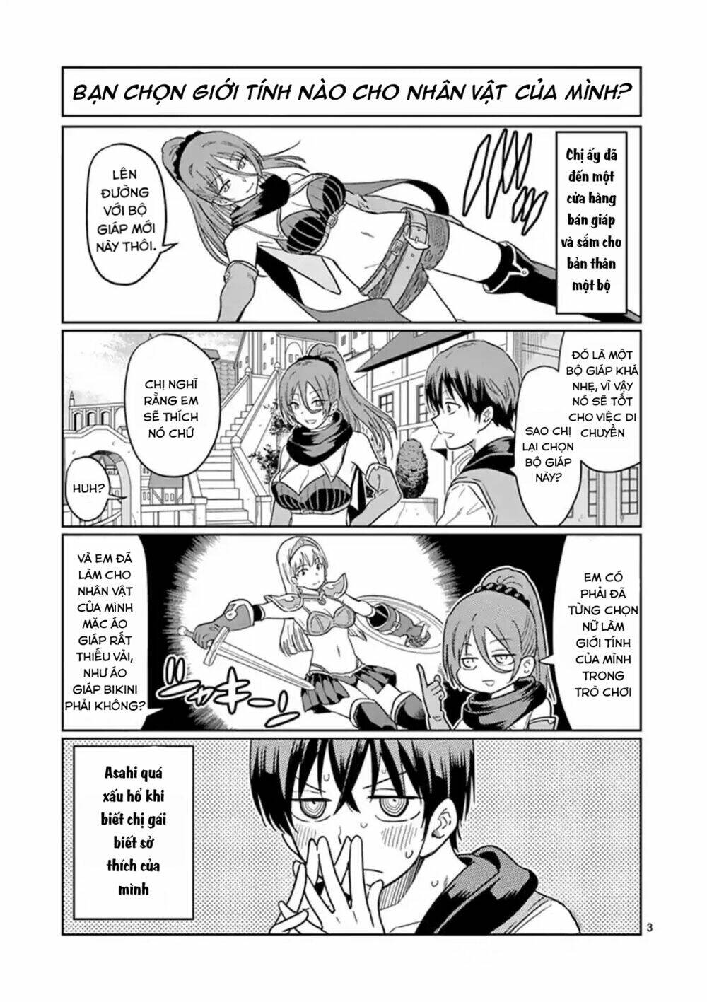 Chuyển Sinh Cùng Bà Chị Đấm Phát Chết Luôn: Chapter 3