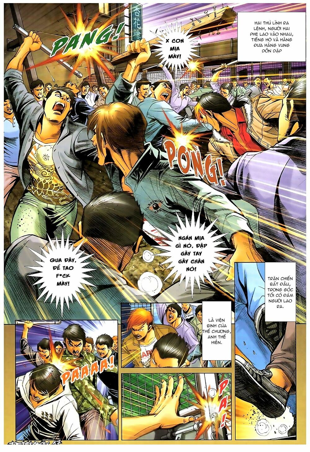Người Trong Giang Hồ: Chapter 1374: Văn Hoa vs Thế Hiển