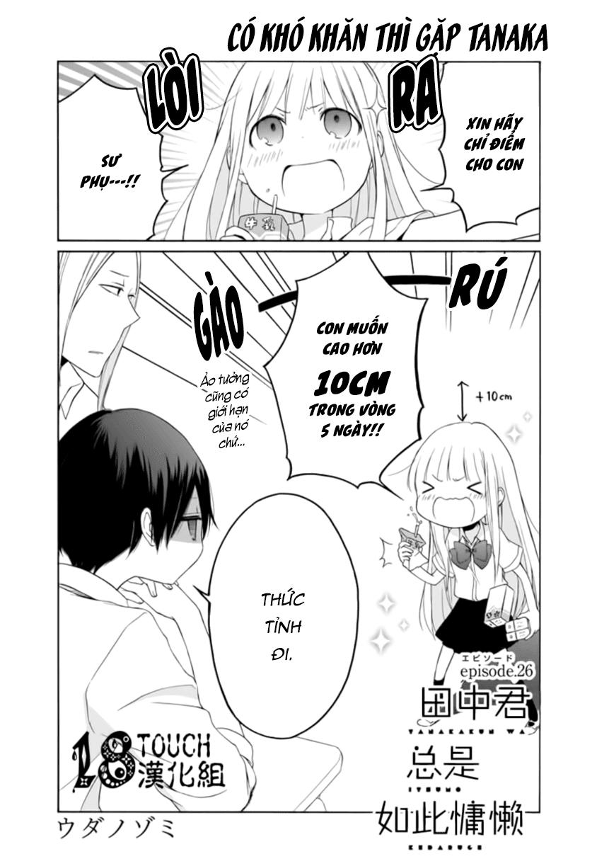 Tanaka-Kun Wa Itsumo Kedaruge: Chapter 26