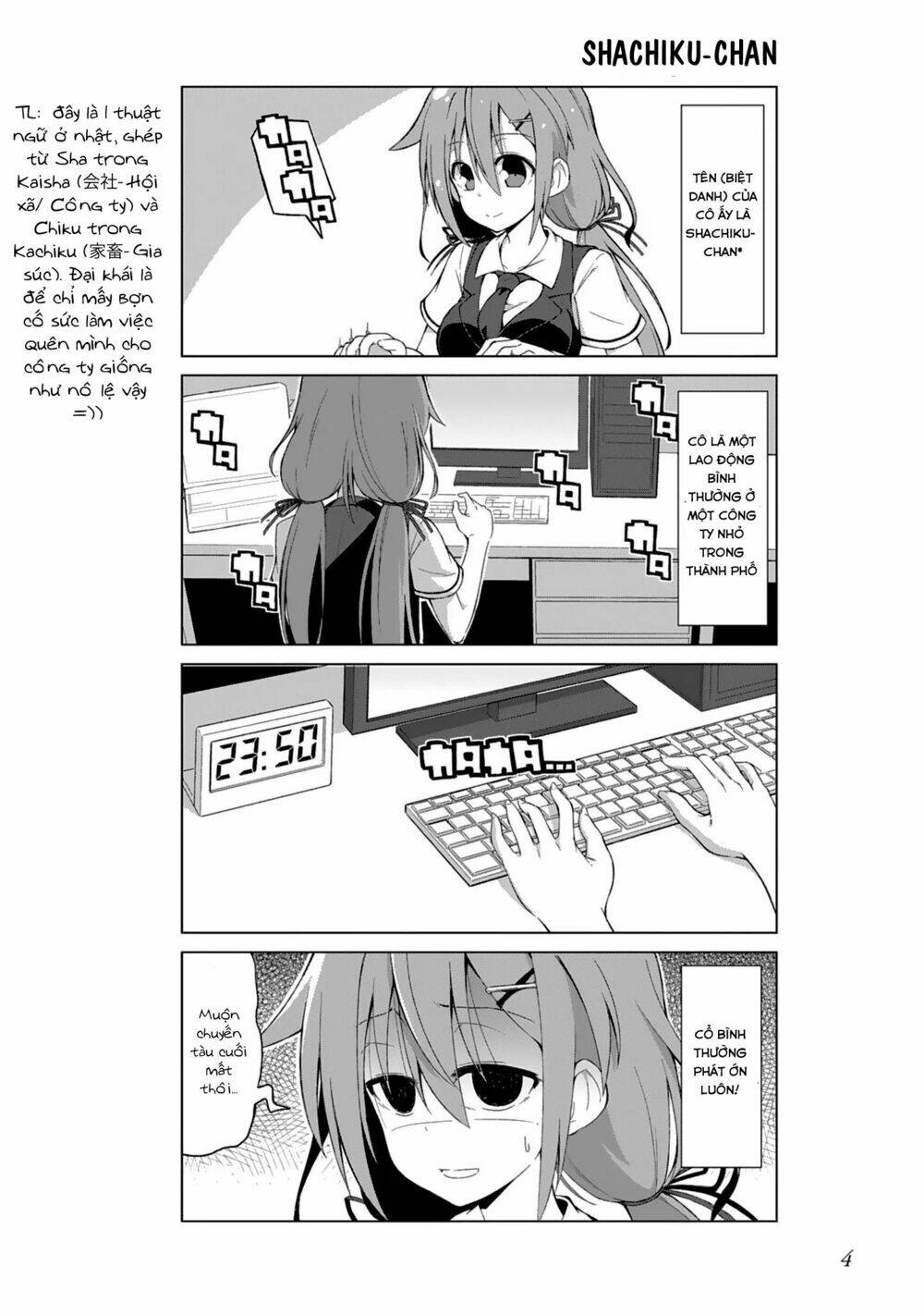 Ikinokore! Shachiku-Chan!: Chapter 1