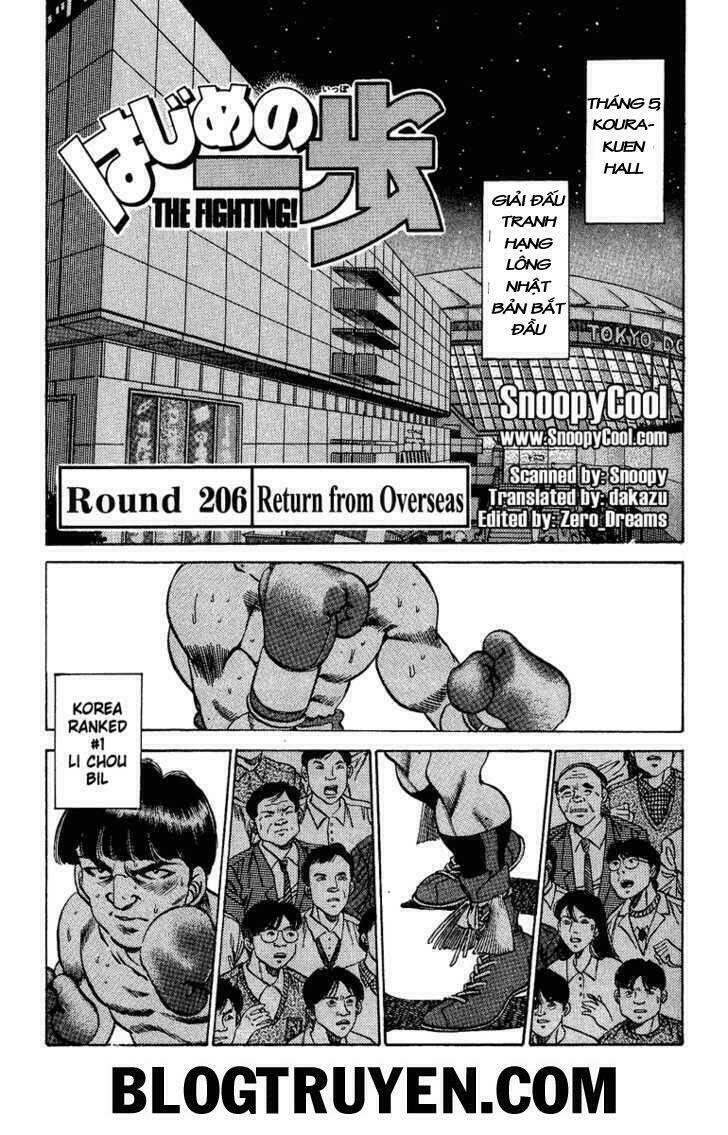 Võ Sĩ Quyền Anh Ippo: Chapter 206