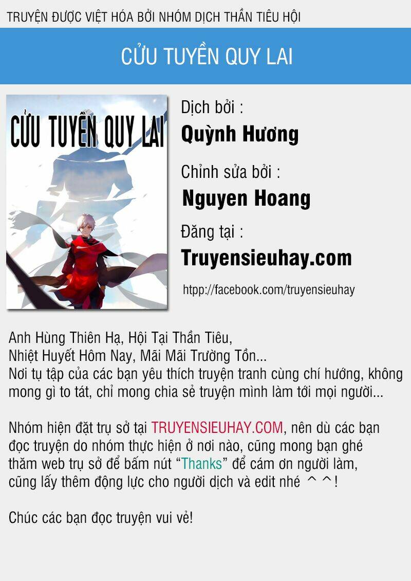 Cửu Tuyền Quy Lai: Chapter 56