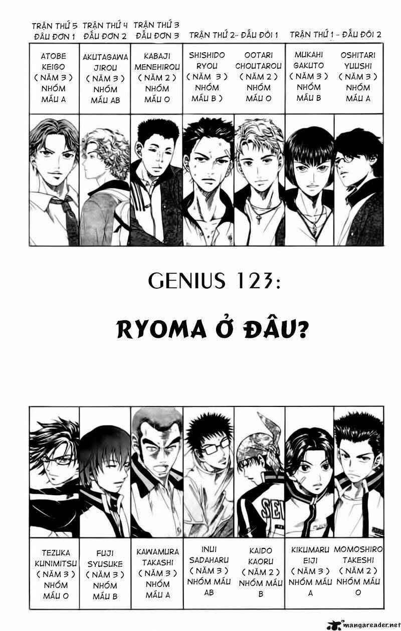 Hoàng Tử Tennis: Chapter 123