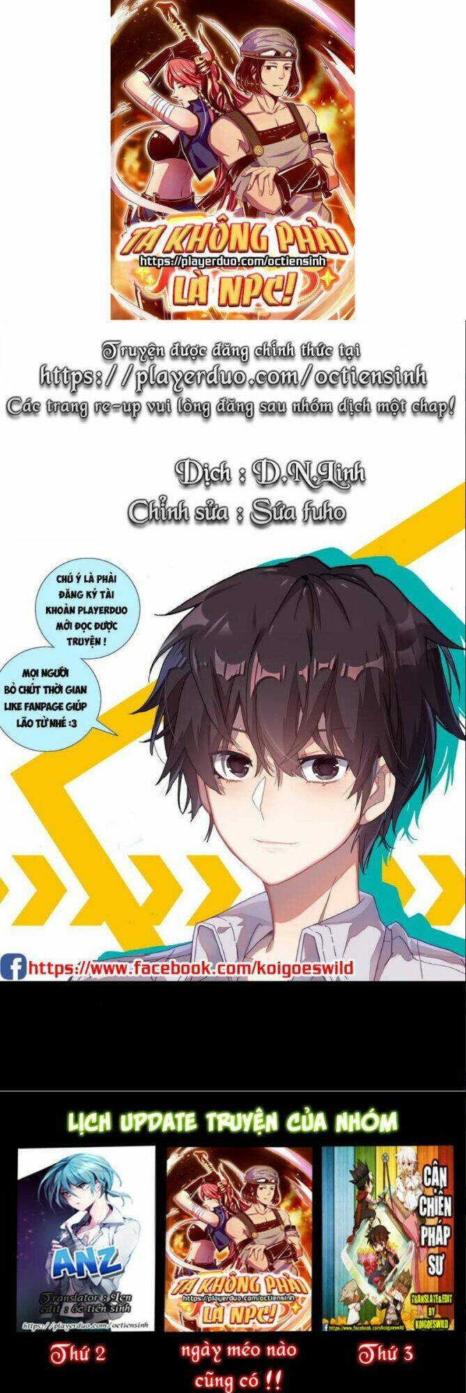 Ta Không Phải Là Npc: Chapter 13