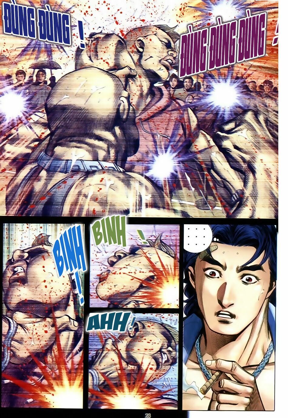 Người Trong Giang Hồ: Chapter 597: Trận chiến tắm máu