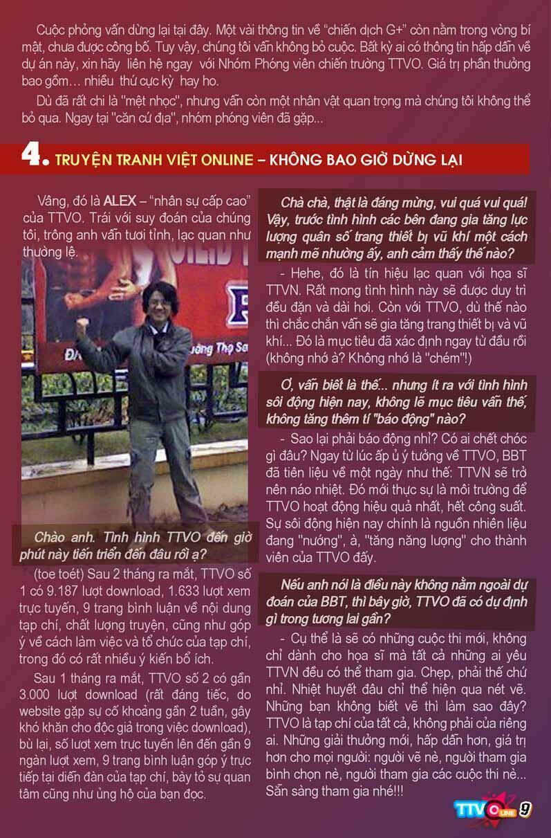 Tạp Chí Truyện Tranh Việt Nam Online - Ttvo: Chapter 3.1