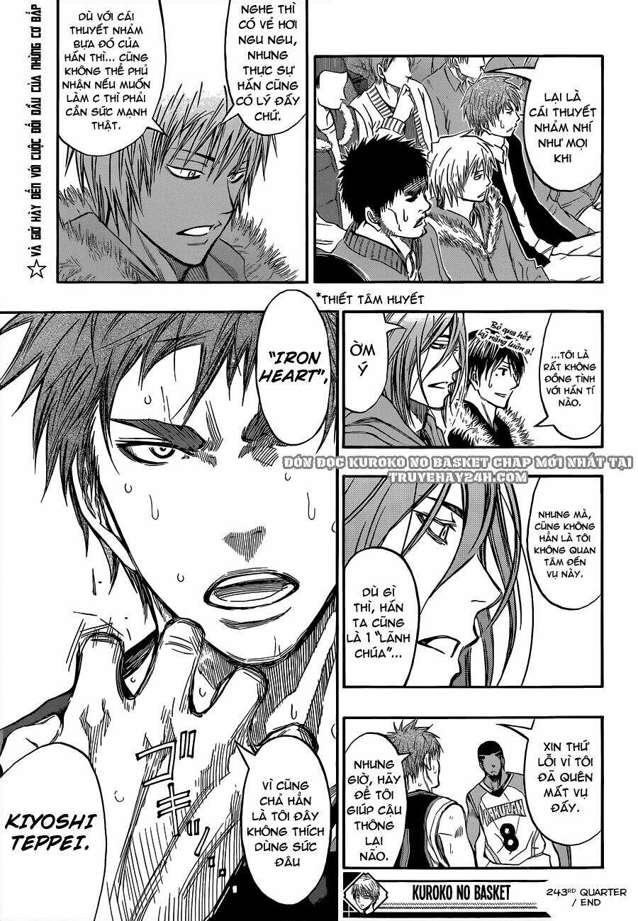 Vua Bóng Rổ Kuroko: Chapter 243