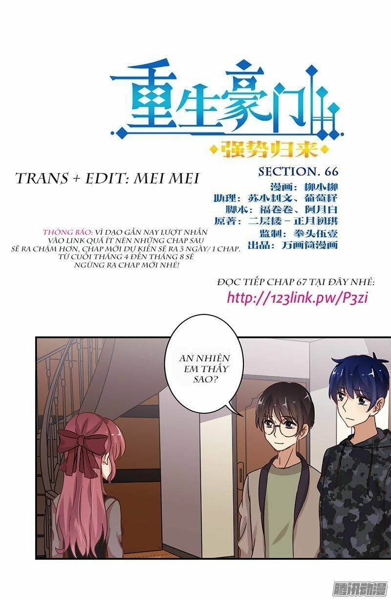 Trọng Sinh Chi Hao Môn Cường Thế Quy Lai: Chapter 66