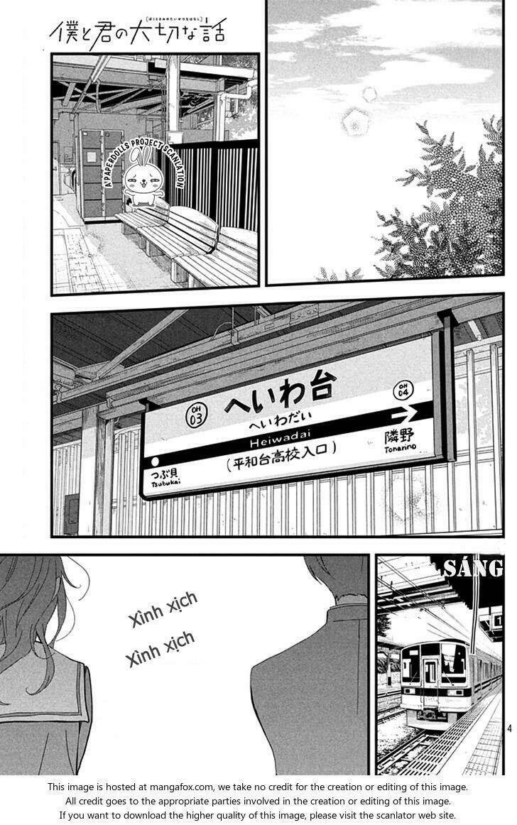 Boku To Kimi No Taisetsu Na Hanashi: Chapter 1