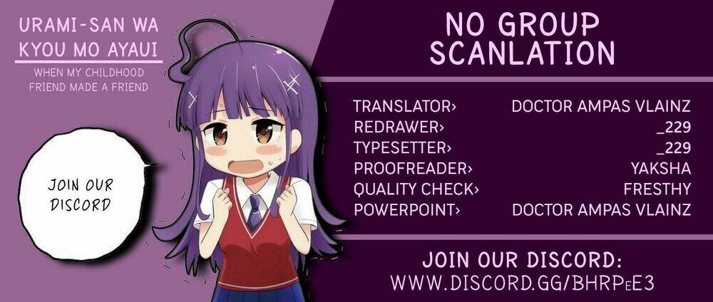 Urami-San Wa Kyou Mo Ayaui: Chapter 7