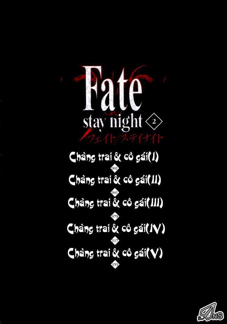 Fate Stay Night: Chapter 5
