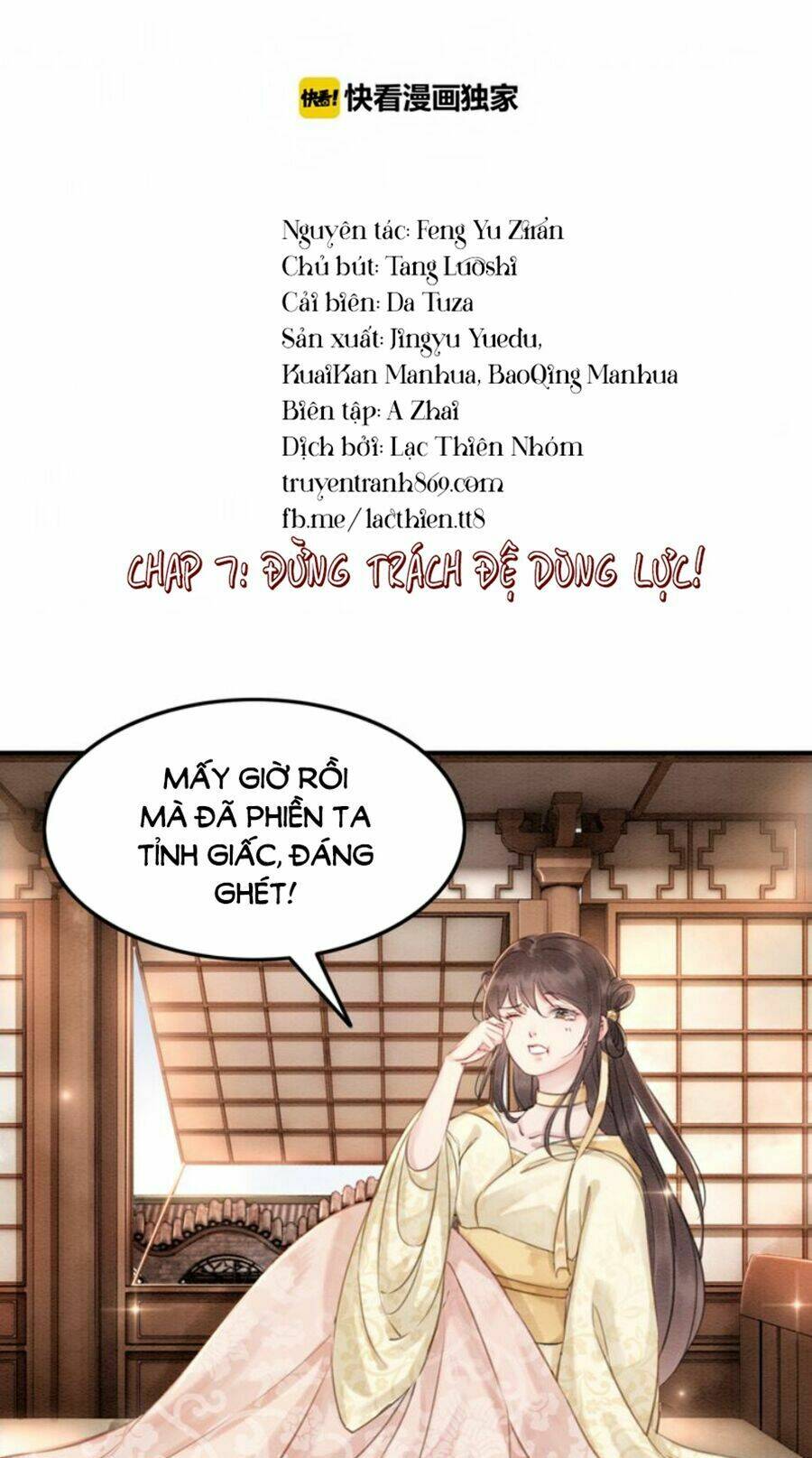 Trọng Sinh Bá Sủng Nhiếp Chính Vương Quá Mạnh Mẽ: Chapter 7