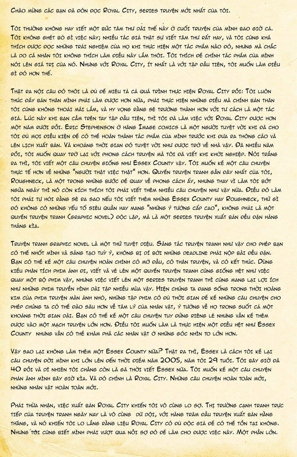 Royal City: Chapter 1