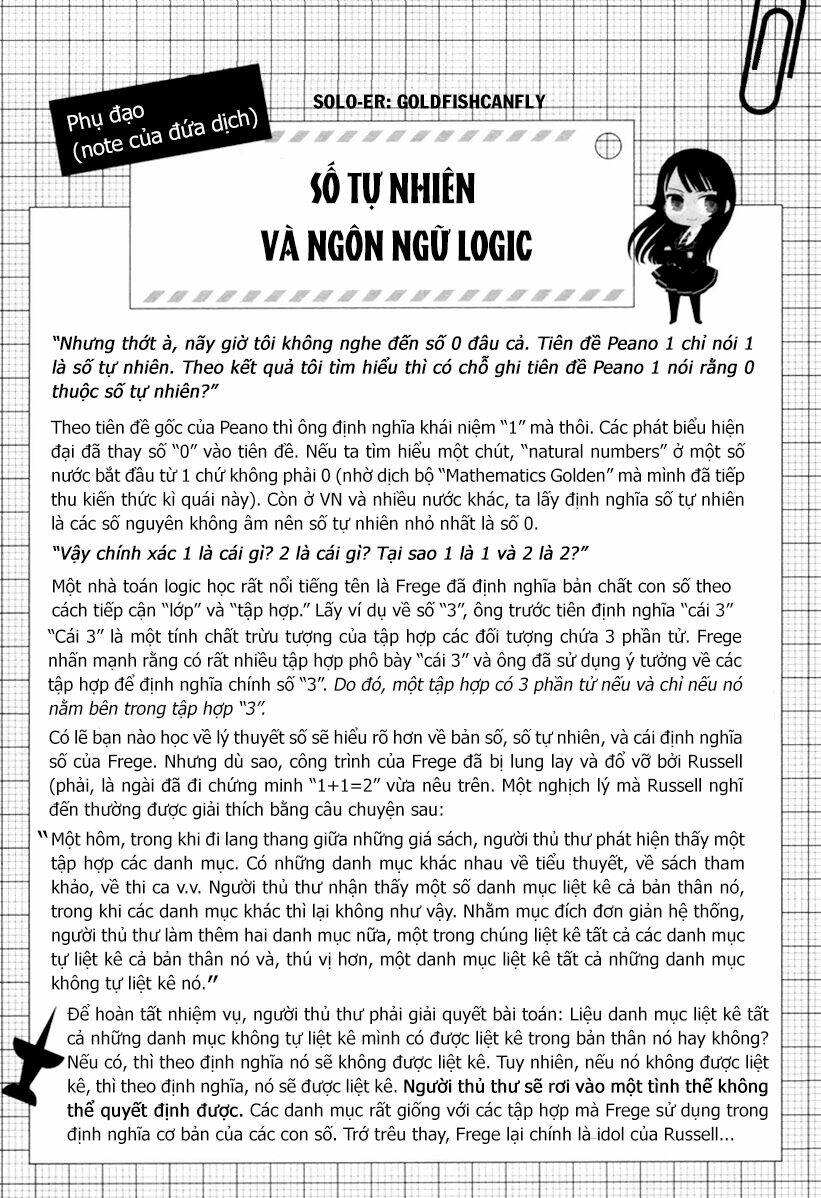 Mathematical Girls: Các Định Lý Bất Toàn Của Gödel: Chapter 2