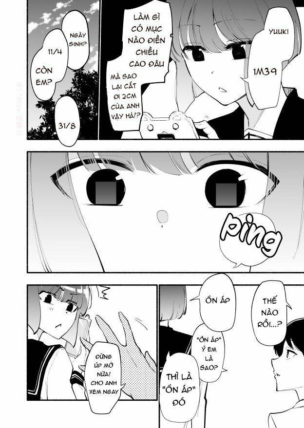 Koushinchou No Kouhai (♀) To Teishinchou No Senpai (♂) Ga Renai Ni Hatten Suru Made: Chapter 15