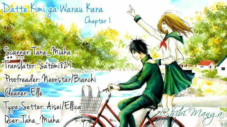 Datte, Kimi Ga Warau Kara: Chapter 1
