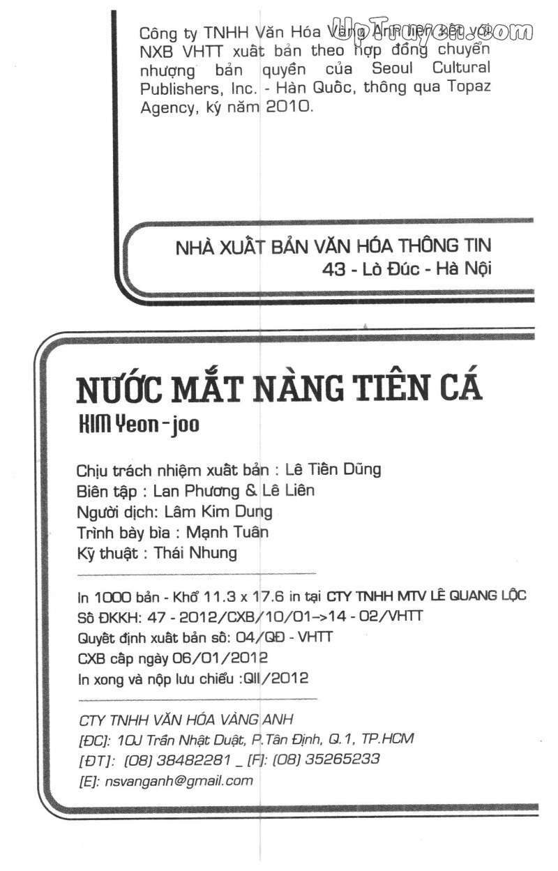 Nước Mắt Nàng Tiên Cá: Chapter 5